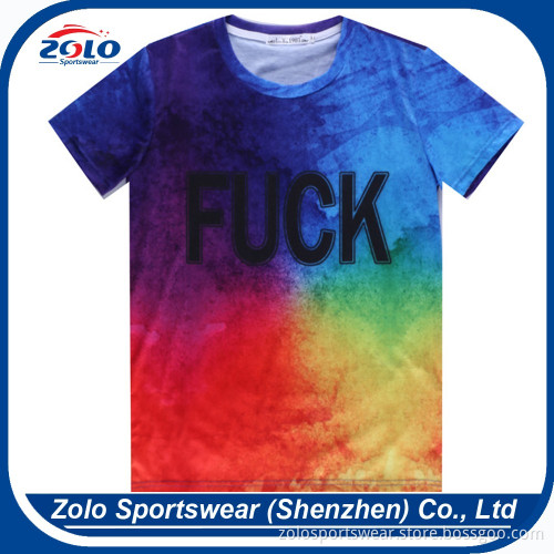 Directly factory sale mixed color popular elongated t shirt wholesale